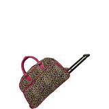 Leopard 21" Rolling Duffel Bag