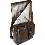 Alpha Bravo Luke Roll-Top Leather Backpack