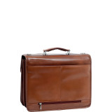 V Series Flournoy Leather Double Compartment Laptop Case