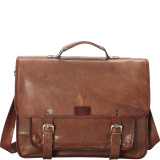 Wide Laptop Messenger and Brief Bag