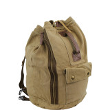 Rock Round Style Canvas Backpack