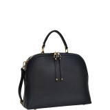 Buffalo Faux Leather Dome Satchel