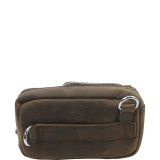 9" Leather Crossbody Wallet