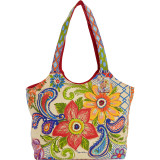 Spring Floral Tote