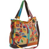 Rosalie Canvas/Leather Tote