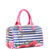 Lady in Red Print Boston Bag