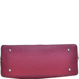 Buffalo Faux Leather Zip-Around Handbag