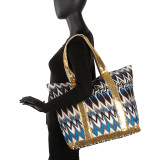 Glitter Tribal Tote