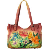 Hand Painted Medium Shoulder Bag