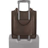 Premium Leather 16" Laptop Bucket Tote