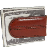 Old Leather Money Clip