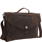 Cowhide Leather Slim Messenger Bag