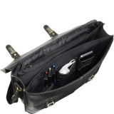 Classical Leather Organizer Briefcase