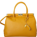 Elegant Italian Leather Tote and Shoulder Bag