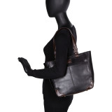 Western Vintage Leather Tote Bag