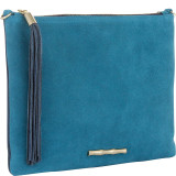 Brindle Suede Clutch