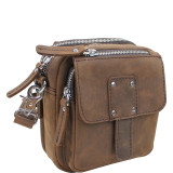 Leather Crossbody Waist Bag