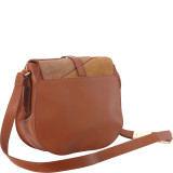 Daisy Patchwork Saddle Bag