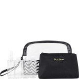 Contour 6 Piece Cosmetic Bag with Travel Bottle Set
