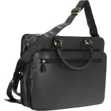 Genuine Leather Briefcase With Zip Around Pocket