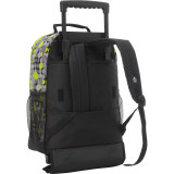 Patterned Wheeled Backpack