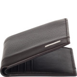 Folded Leather ID Card Case