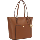 Jet Set Item Large Top Zip Snap Pocket Tote
