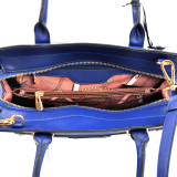 Saffianon Medium Satchel with Shoulder Strap