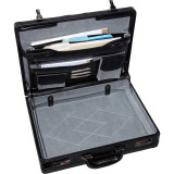 Luxurious Italian Leather Expandable Attaché Case