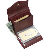 Heiress Leather Zip Purse