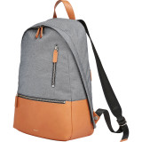 Krøyer Recycled Twill and Leather Backpack