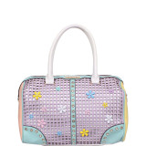 Selina Floral Pastel Boston Bag