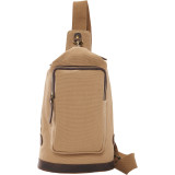 Cotton Canvas Chest Pack Travel Bag