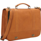 Full Flap Turn Lock Laptop Briefcase