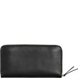 Continental Leather Zip RFID Wallet
