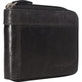 Men’s Zippered Wallet with Removable Passcase