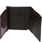 "Hackney" Collection Leather RFID Slim Square Passcase Wallet