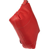 Top Zip Front Slip Shoulder Bag