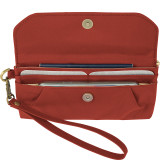 Signature Pleated Clutch Wallet