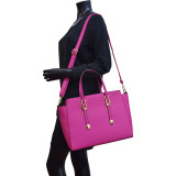 Elegant Buckle Strap Satchel