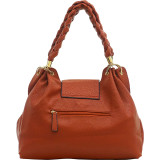 Buffalo Faux Leather Braided Strap Hobo