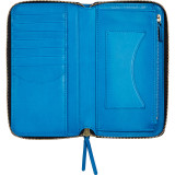 Compact Leather Zip Wallet