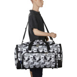 Gray Camo Weekender Duffel