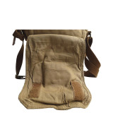 Tall 8" Small Canvas Slim Sling Shoulder Bag