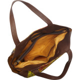 Large Shoulder Tote with Side Pockets