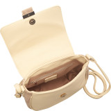 Suede Flap Saddle Bag