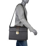 Two-Tone Charisma Laptop Briefcase