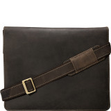 Leather Distressed Messenger Bag Harvard Collection