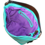 Bucket Bag with Belted Gusset Straps