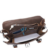 16" Large Full Leather Briefcase & Backpack
